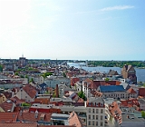 Rostock, Blick von der Petri Kirche